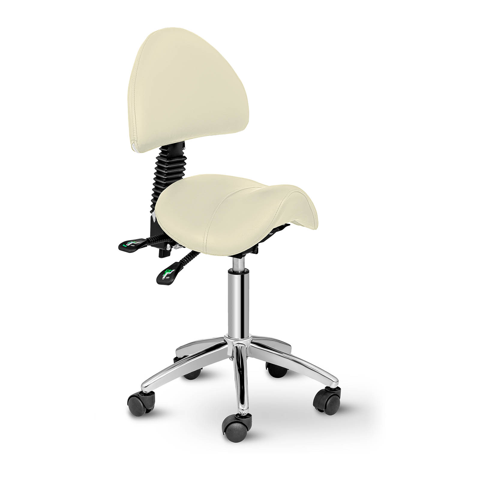 Cadeira sela - 550-690 mm - 150 kg - Bege