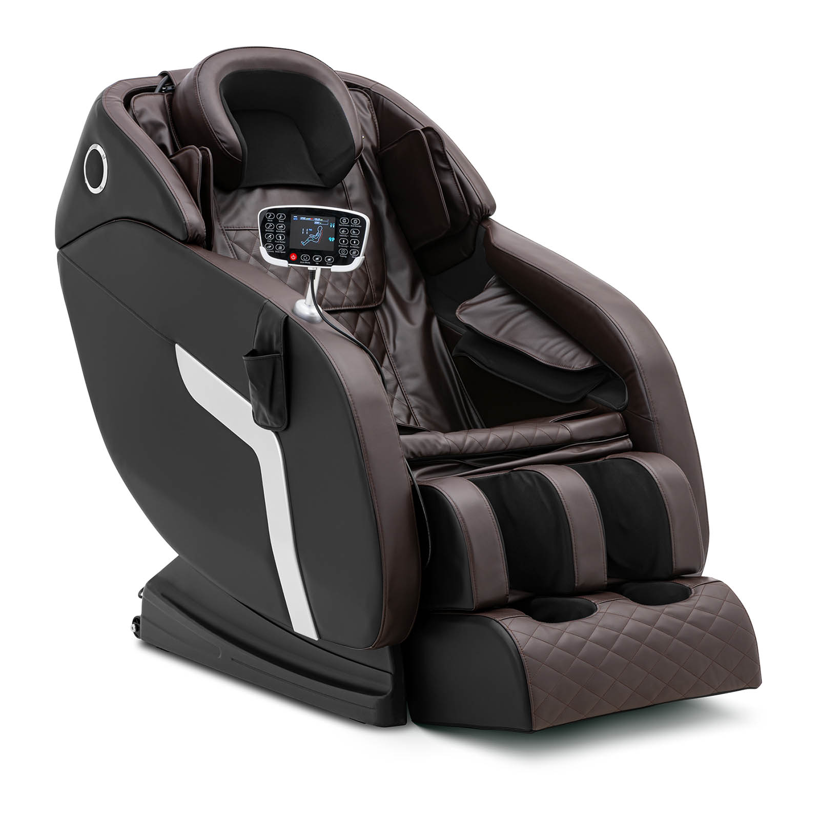 Cadeira de massagem - aquecida - posição Zero Gravity - 20 programas - preto e castanho