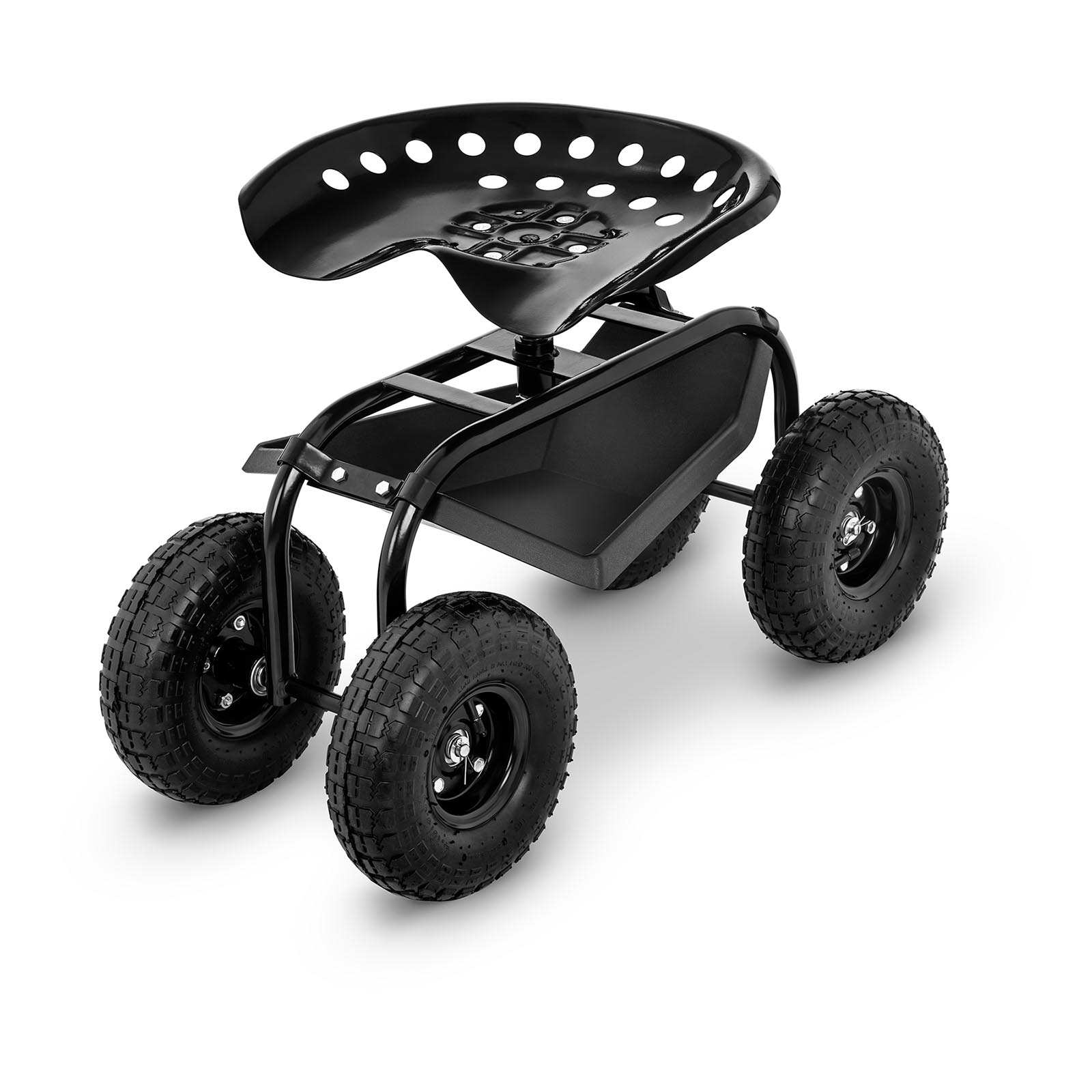 Assento de jardim com rodas - 150 kg